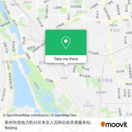 新村街道电力机社区来京人员和出租房屋服务站 map