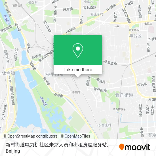 新村街道电力机社区来京人员和出租房屋服务站 map