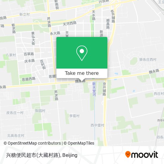 兴糖便民超市(大藏村路) map