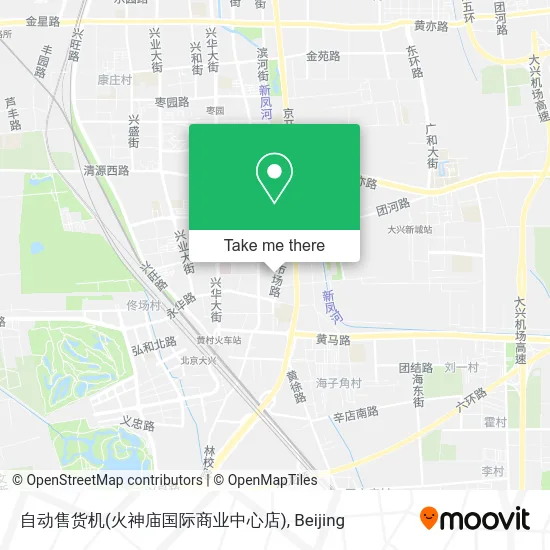 自动售货机(火神庙国际商业中心店) map