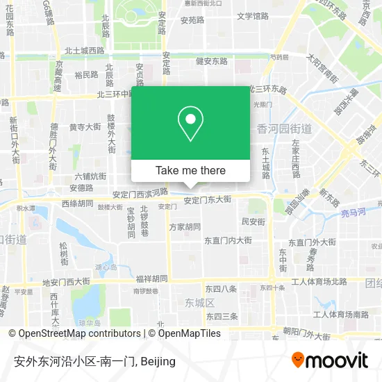 安外东河沿小区-南一门 map