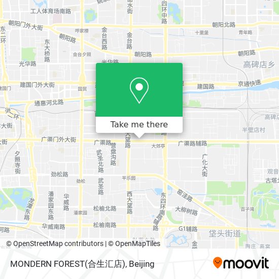 MONDERN FOREST(合生汇店) map