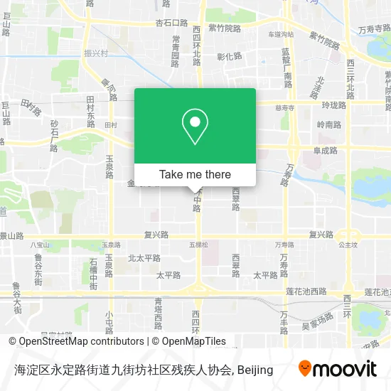 海淀区永定路街道九街坊社区残疾人协会 map