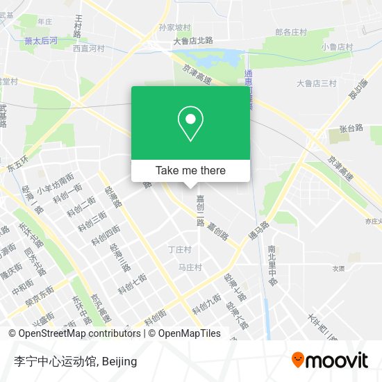 李宁中心运动馆 map