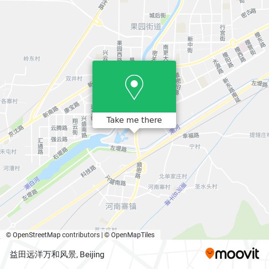益田远洋万和风景 map