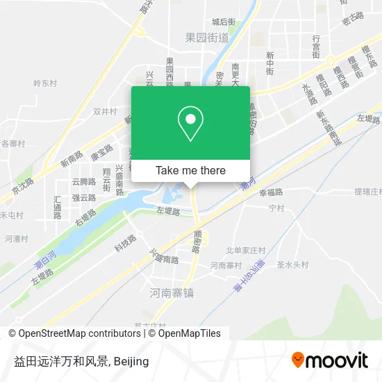 益田远洋万和风景 map