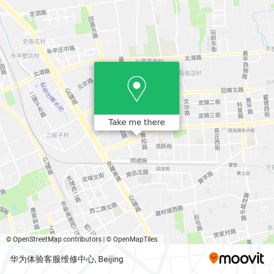 华为体验客服维修中心 map
