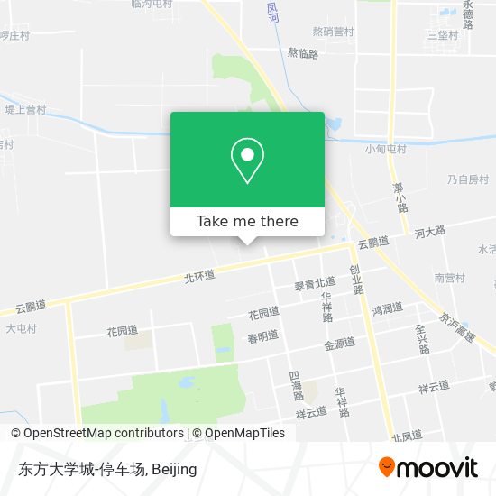 东方大学城-停车场 map