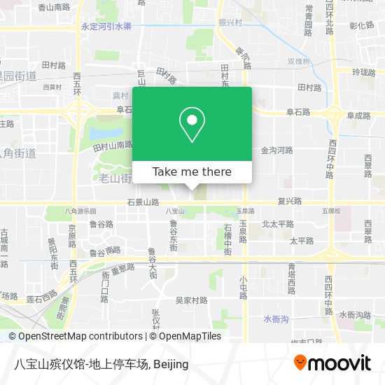 八宝山殡仪馆-地上停车场 map