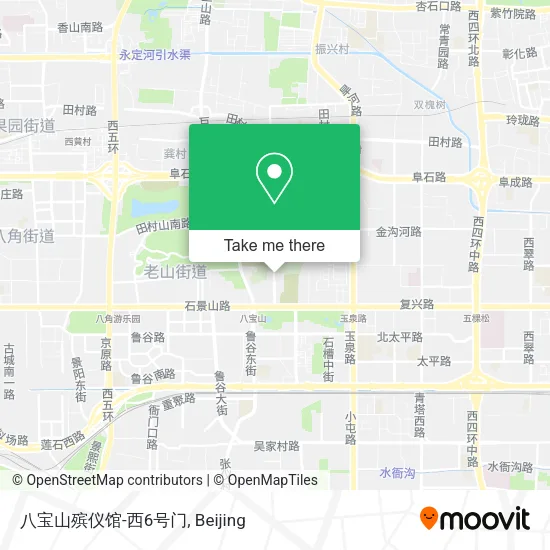 八宝山殡仪馆-西6号门 map