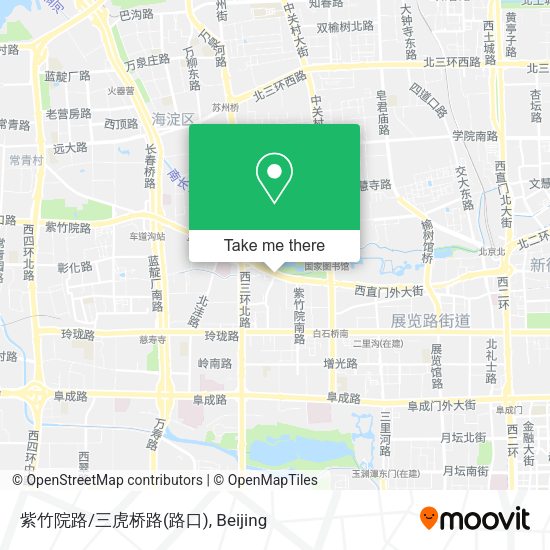 紫竹院路/三虎桥路(路口) map