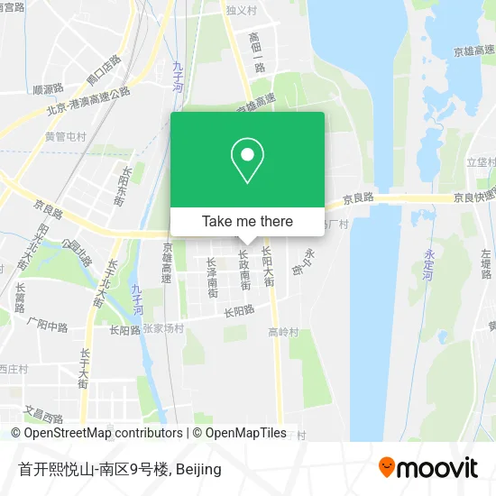 首开熙悦山-南区9号楼 map