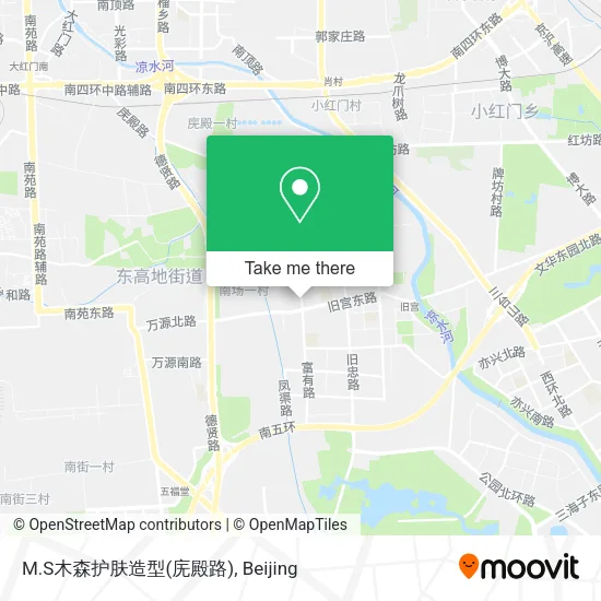 M.S木森护肤造型(庑殿路) map