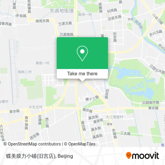 蝶美膜力小铺(旧宫店) map