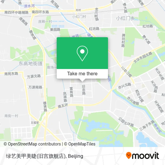 绿艺美甲美睫(旧宫旗舰店) map