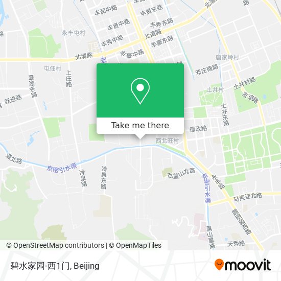碧水家园-西1门 map