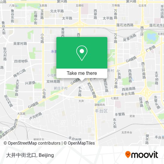 大井中街北口 map