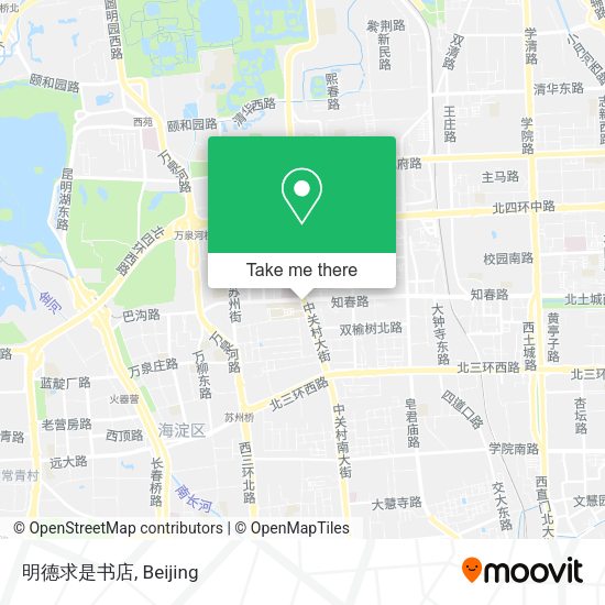明德求是书店 map