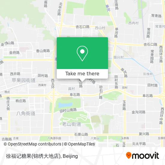 徐福记糖果(锦绣大地店) map