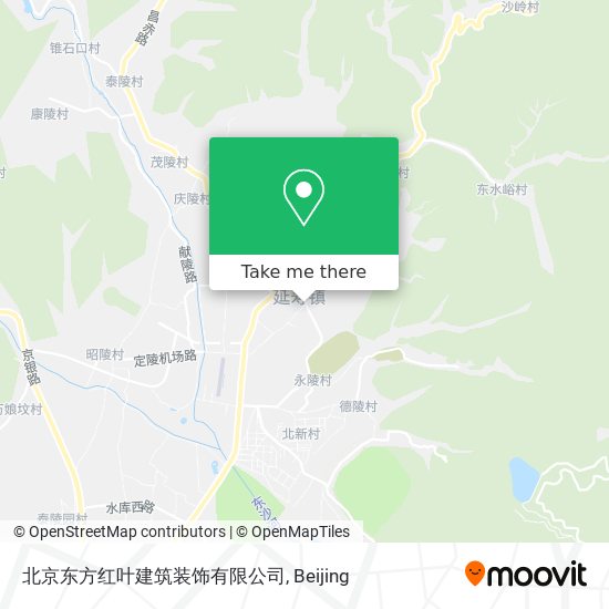 How To Get To 北京东方红叶建筑装饰有限公司in 长陵镇by Bus Or Metro Moovit