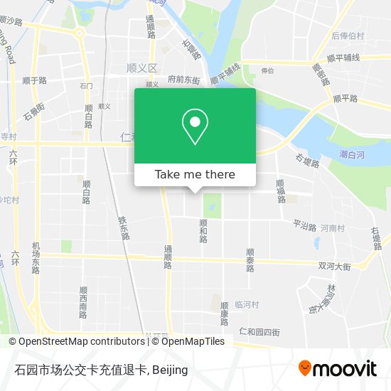 石园市场公交卡充值退卡 map