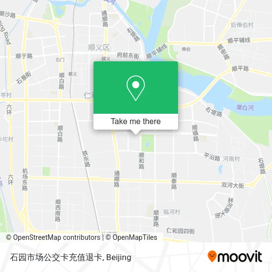 石园市场公交卡充值退卡 map