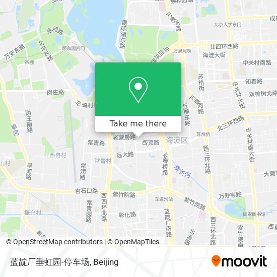 蓝靛厂垂虹园-停车场 map