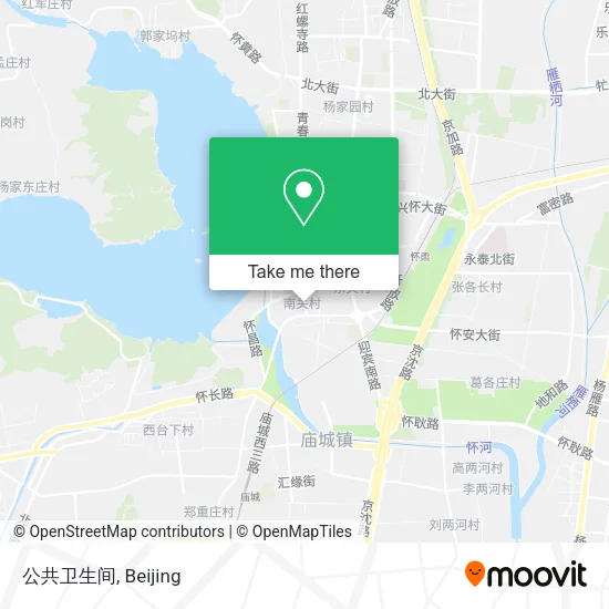 公共卫生间 map