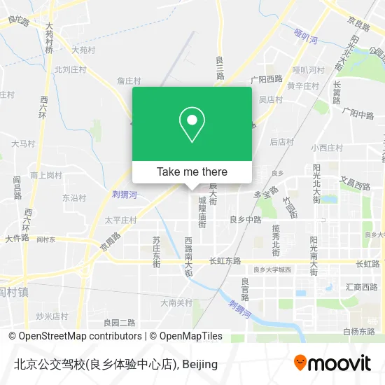 北京公交驾校(良乡体验中心店) map