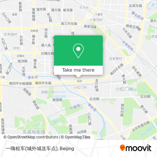 一嗨租车(城外城送车点) map