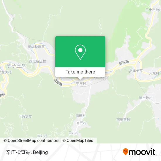 辛庄检查站 map
