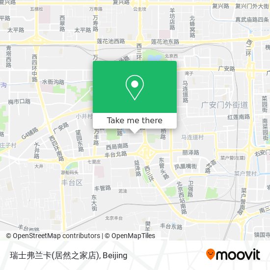 瑞士弗兰卡(居然之家店) map