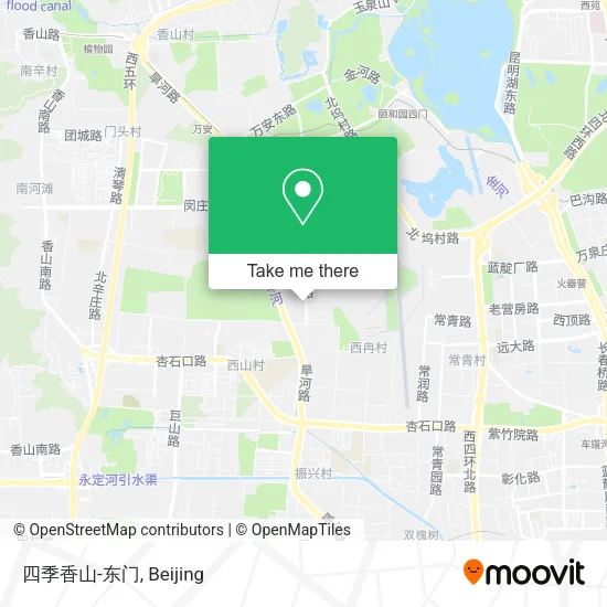 四季香山-东门 map
