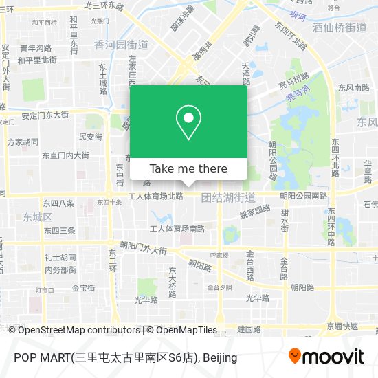POP MART(三里屯太古里南区S6店) map