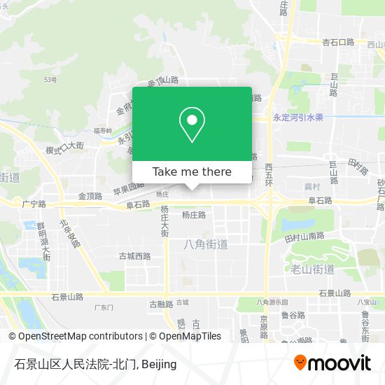 石景山区人民法院-北门 map