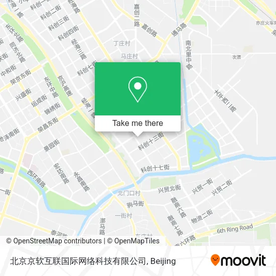 北京京软互联国际网络科技有限公司 map