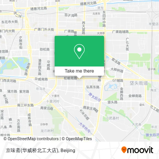 京味斋(华威桥北工大店) map