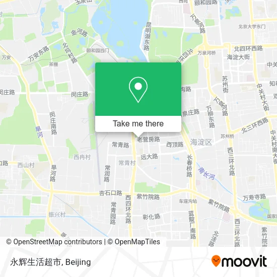 永辉生活超市 map