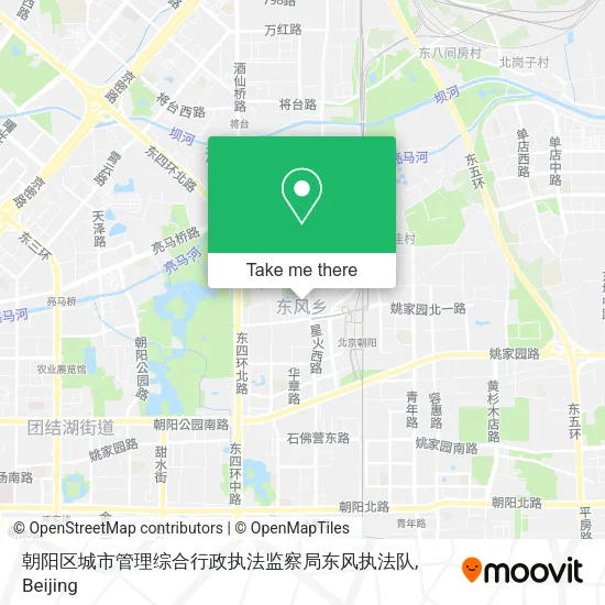 朝阳区城市管理综合行政执法监察局东风执法队 map