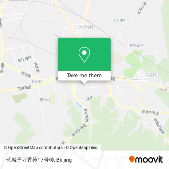 营城子万香苑17号楼 map