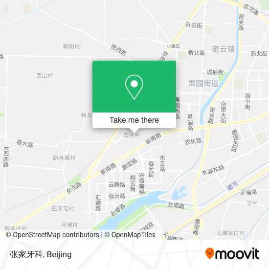 张家牙科 map