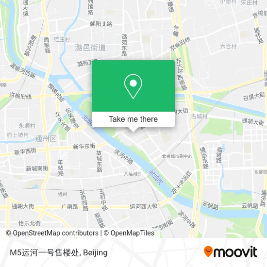 M5运河一号售楼处 map