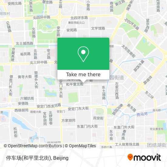 停车场(和平里北街) map