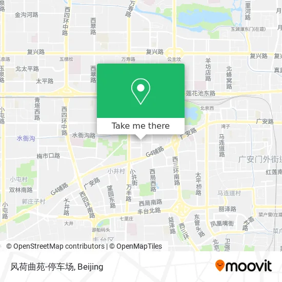 风荷曲苑-停车场 map