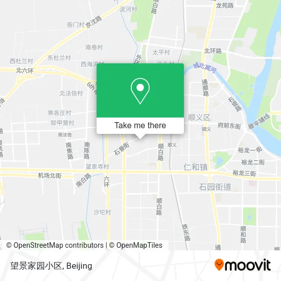 望景家园小区 map