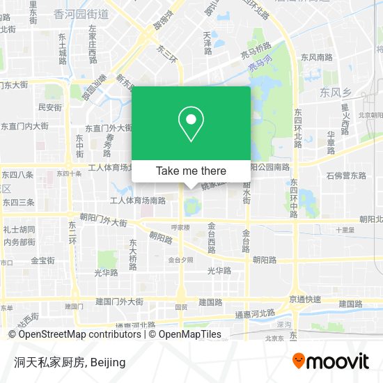 洞天私家厨房 map