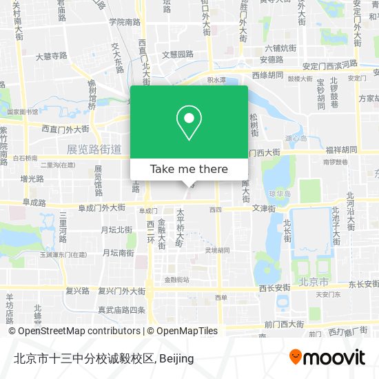 北京市十三中分校诚毅校区 map