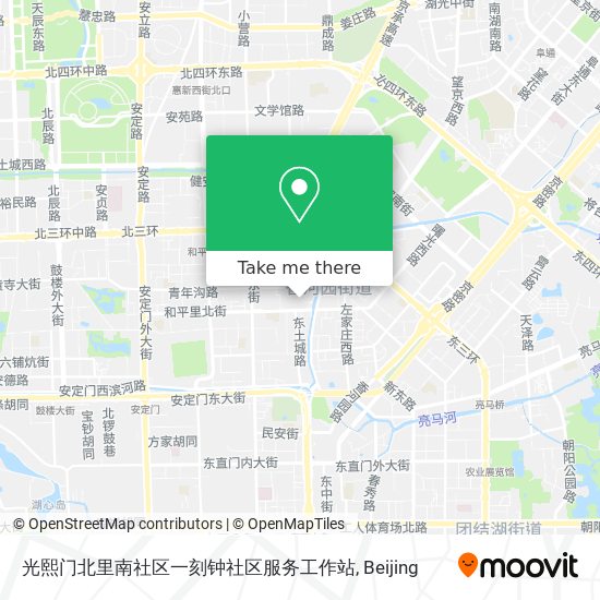 光熙门北里南社区一刻钟社区服务工作站 map