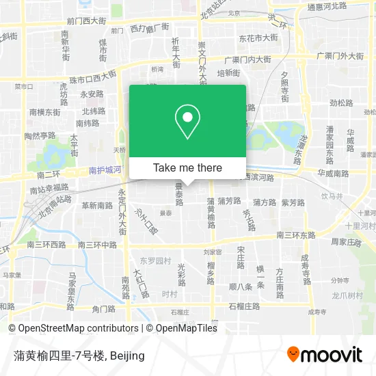 蒲黄榆四里-7号楼 map