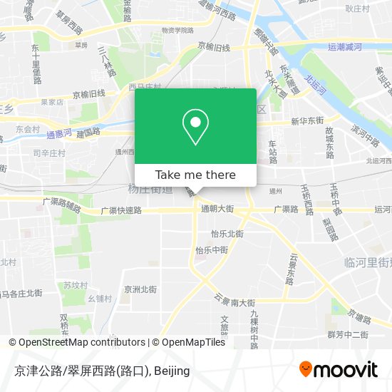 京津公路/翠屏西路(路口) map